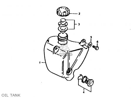 OIL TANK - TS125ER 1979 (N)