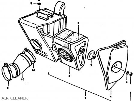 AIR CLEANER - TS125ER 1979 (N)