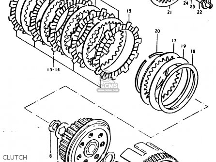 CLUTCH - TS125ER 1979 (N)