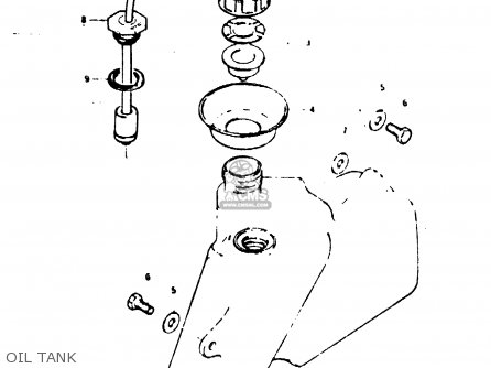 OIL TANK - TS125ER 1982 (Z) (1 2 6 E08 E09 E15 E17 E18 E21 E24 E30 E31 E95)