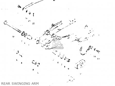 REAR SWINGING ARM - TS125ER 1982 (Z) (1 2 6 E08 E09 E15 E17 E18 E21 E24 E30 E31 E95)