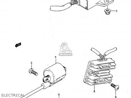 ELECTRICAL - TS125R 1989 (K) (E02 E04 E15 E17 E18 E21 E24 E34 E53)