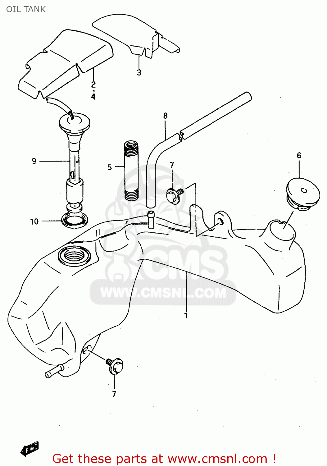 OIL TANK TS125R 1991 (M) (E02 E04 E15 E17 E18 E21 E34 E53)