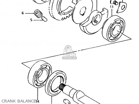 CRANK BALANCER - TS125R 1991 (M) (E02 E04 E15 E17 E18 E21 E34 E53)