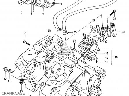 Support trousse à outils Suzuki TSR 125 (1989 - 1994) - pièces 125