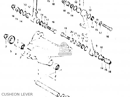 CUSHION LEVER - TS125X 1984 (E) (E01 E02 E04 E06 E15 E17 E18 E21 E22 E24 E27)
