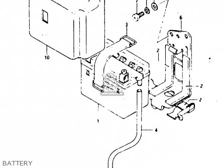 BATTERY - TS125X 1985 (F) (E01 E02 E04 E06 E15 E17 E18 E21 E22 E27)