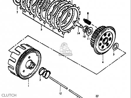 CLUTCH - TS185 1971 1972 (R) (J) USA (E03)