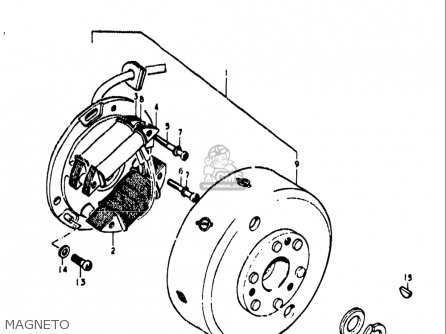 MAGNETO - TS185 1971 1972 (R) (J) USA (E03)