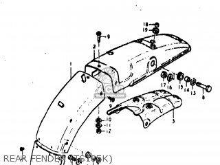 Suzuki TS185 1974 (L) USA (E03) parts lists and schematics