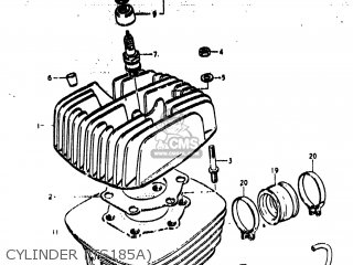 CYLINDER (TS185A) - TS185 1974 (L) USA (E03)