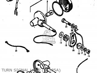 TURN SIGNAL LAMP (TS185A) - TS185 1974 (L) USA (E03)