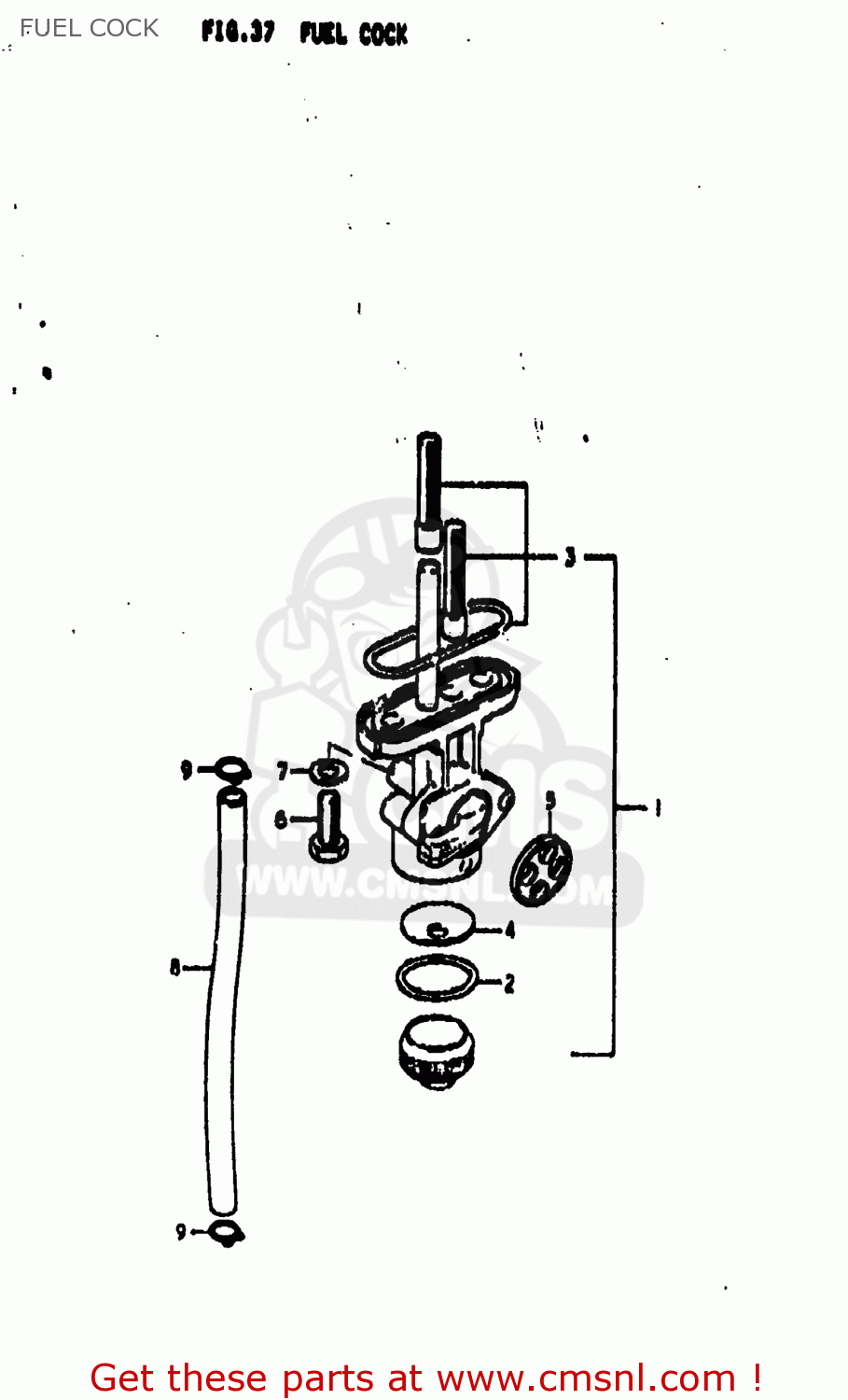FUEL COCK TS185 1975 (M) USA (E03)