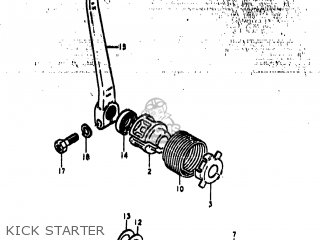 KICK STARTER - TS185 1976 (A) USA (E03)