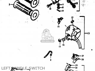 LEFT HANDLE SWITCH - TS185 1976 (A) USA (E03)