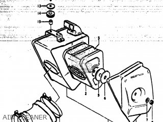 AIR CLEANER - TS185 1977 (B) USA (E03)