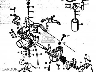 CARBURETOR - TS185 1977 (B) USA (E03)