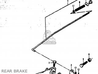 REAR BRAKE - TS185 1977 (B) USA (E03)
