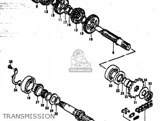 TRANSMISSION - TS185 1977 (B) USA (E03)