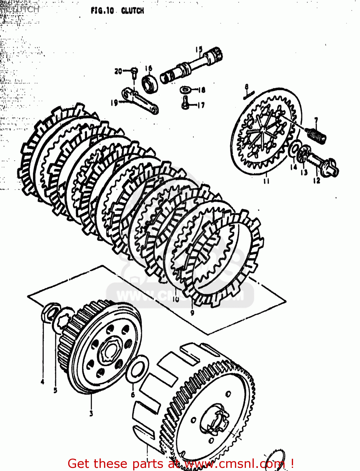 CLUTCH TS185 1978 (C) USA (E03)