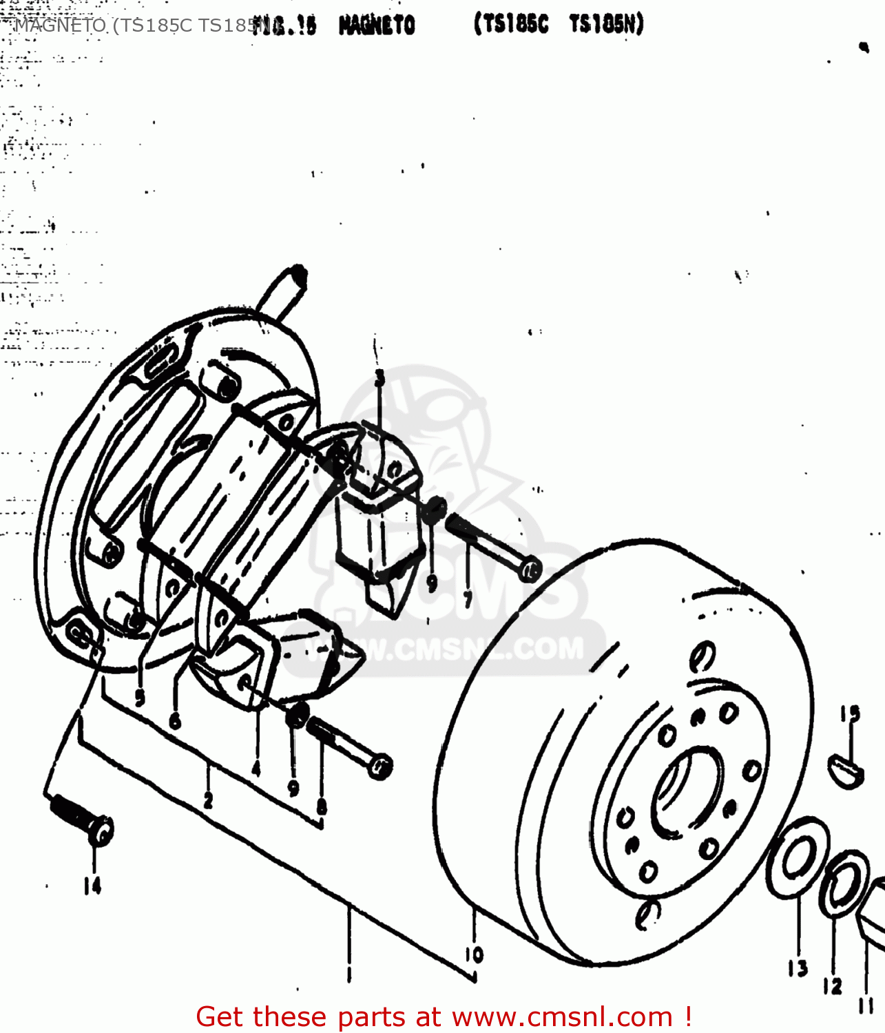 MAGNETO (TS185C TS185N) TS185 1978 (C) USA (E03)