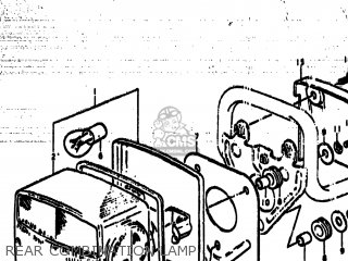 REAR COMBINATION LAMP - TS185 1978 (C) USA (E03)