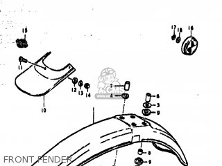 FRONT FENDER - TS185 1979 (N) USA (E03)