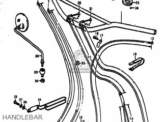 HANDLEBAR - TS185 1979 (N) USA (E03)