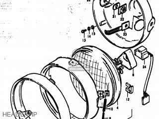 HEADLAMP - TS185 1979 (N) USA (E03)