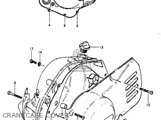 CRANKCASE COVER - TS185 1980 (T) USA (E03)