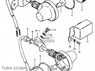 TURN SIGNAL LAMP - TS185 1980 (T) USA (E03)