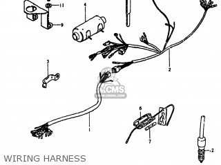 WIRING HARNESS - TS185 1980 (T) USA (E03)