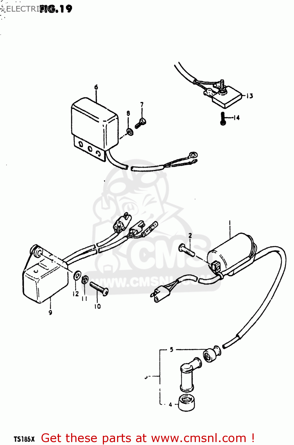 ELECTRICAL TS185 1981 (X) USA (E03)