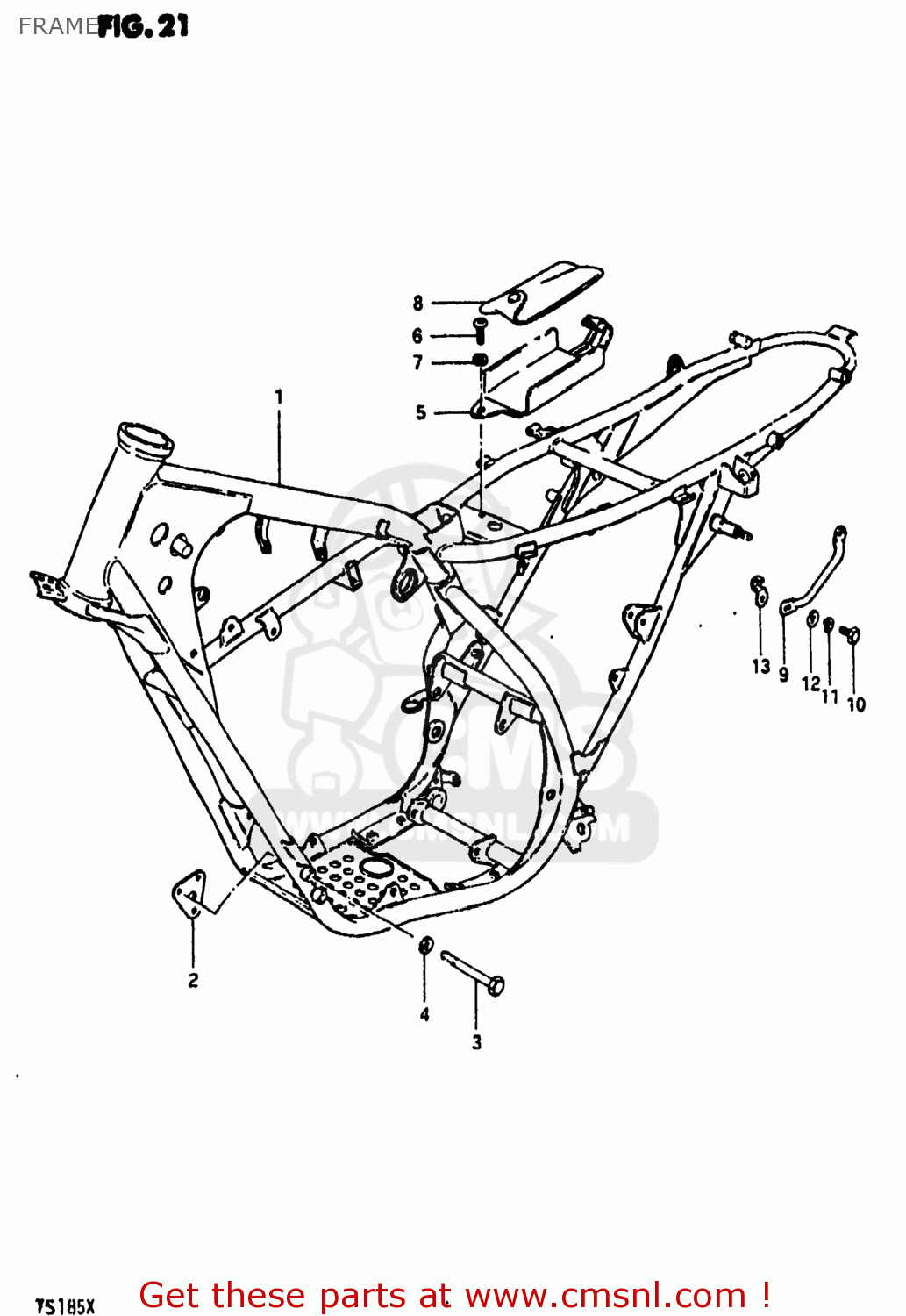 FRAME TS185 1981 (X) USA (E03)
