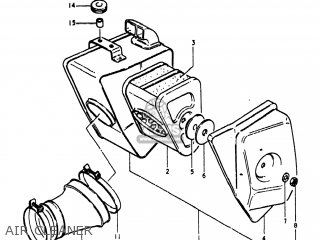 AIR CLEANER - TS185 1981 (X) USA (E03)