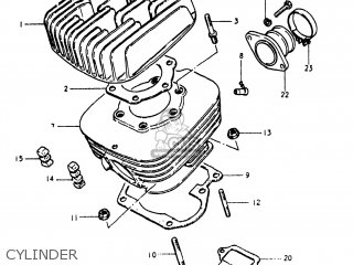 CYLINDER - TS185 1981 (X) USA (E03)