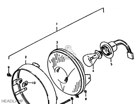 HEADLAMP - TS185ER 1979 (N) (E01 E02 E04 E21 E24)