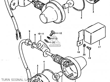 TURN SIGNAL LAMP - TS185ER 1979 (N) (E01 E02 E04 E21 E24)