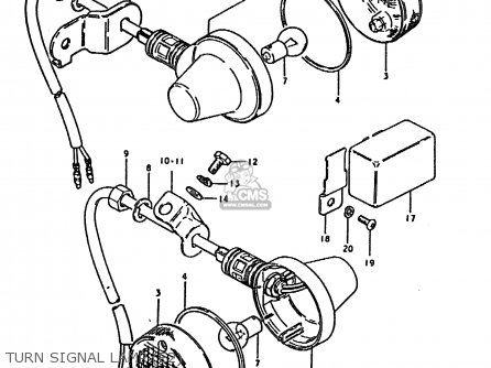 TURN SIGNAL LAMP (E2) - TS185ER 1979 (N) (E01 E02 E04 E21 E24)