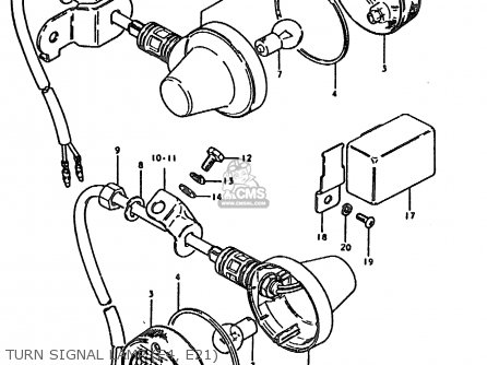 TURN SIGNAL LAMP (E4, E21) - TS185ER 1979 (N) (E01 E02 E04 E21 E24)
