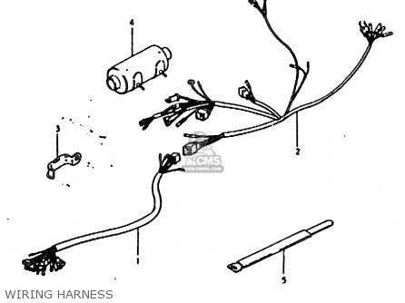 WIRING HARNESS - TS185ER 1979 (N) (E01 E02 E04 E21 E24)