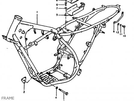 FRAME - TS185ER 1979 (N) (E01 E02 E04 E21 E24)