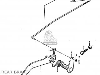 REAR BRAKE - TS185ER 1979 (N) (E01 E02 E04 E21 E24)