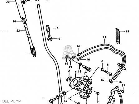 OIL PUMP - TS185ER 1979 (N) (E01 E02 E04 E21 E24)
