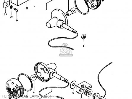 TURN SIGNAL LAMP (E26) - TS185ER 1980 (T) (01 02 04 09 15 E17 E18 E21 E22 E24 E25 E26 E30