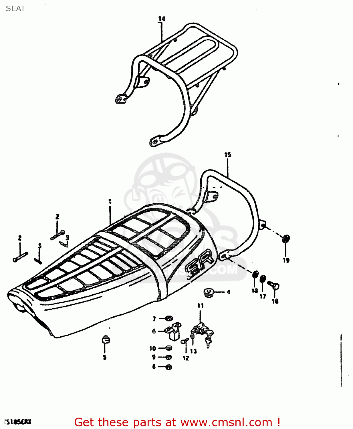 SEAT TS185ER 1981 (X) (E01 E02 E04 E09 E21 E22 E24 E26 E30)