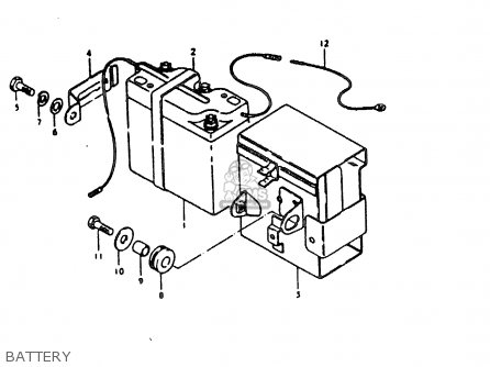 BATTERY - TS185ER 1981 (X) (E01 E02 E04 E09 E21 E22 E24 E26 E30)