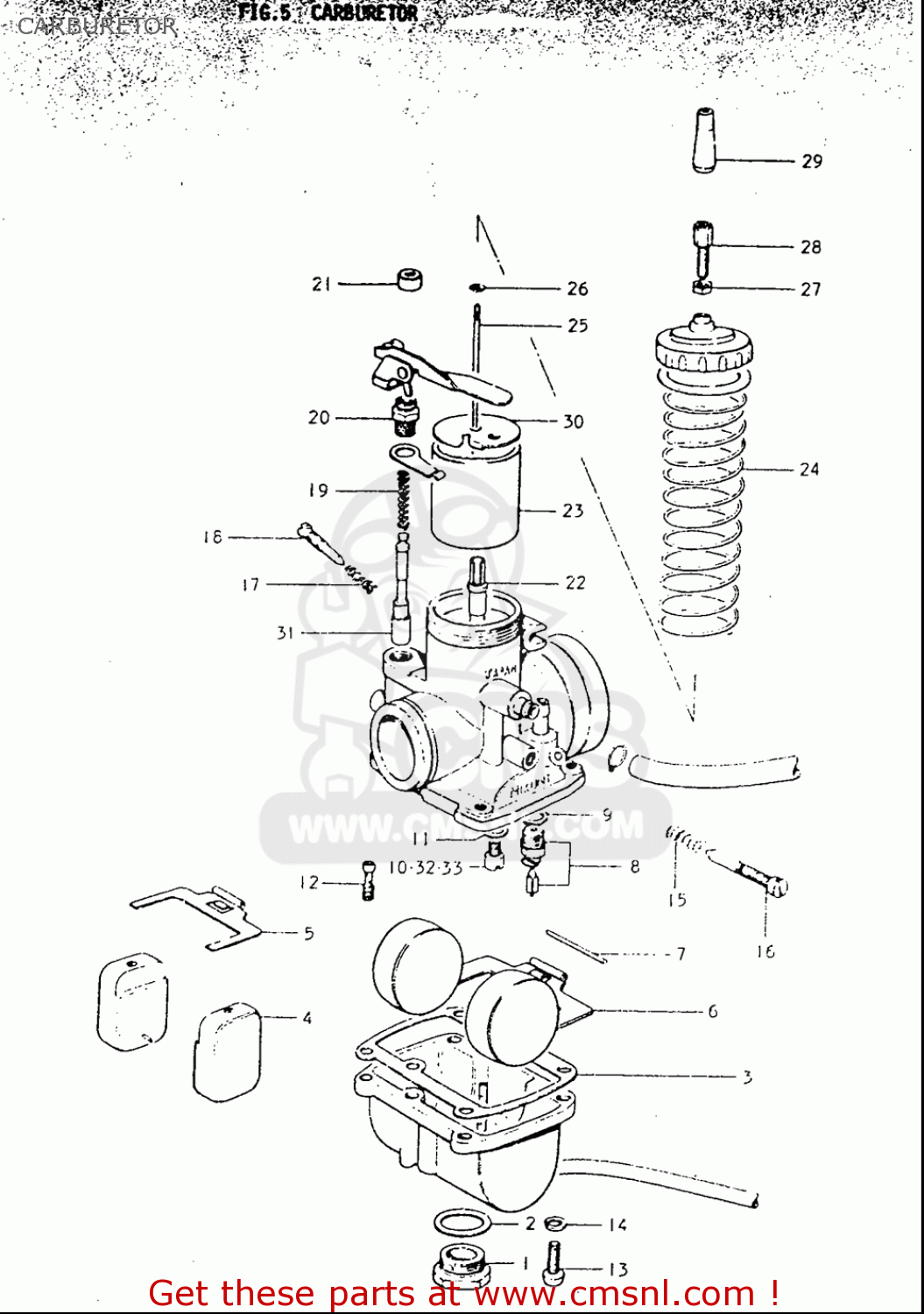 CARBURETOR TS250 19691970 USA (E03)