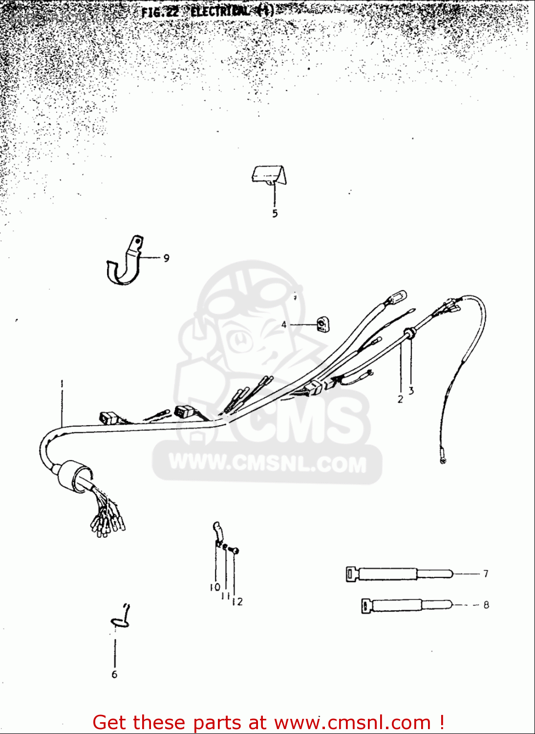 ELECTRICAL (1) TS250 19691970 USA (E03)