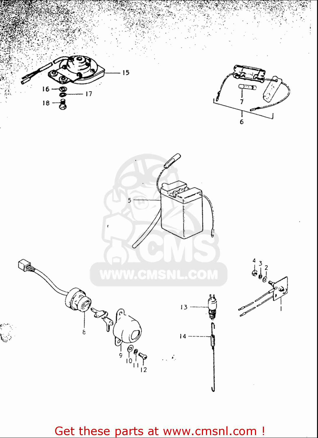 ELECTRICAL (2) TS250 19691970 USA (E03)